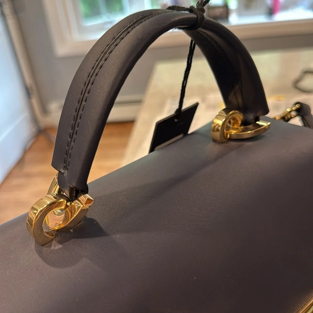 ZAC ZACPOSEN Eartha iconic top handle satchel in Moss - Picture 5 of 9